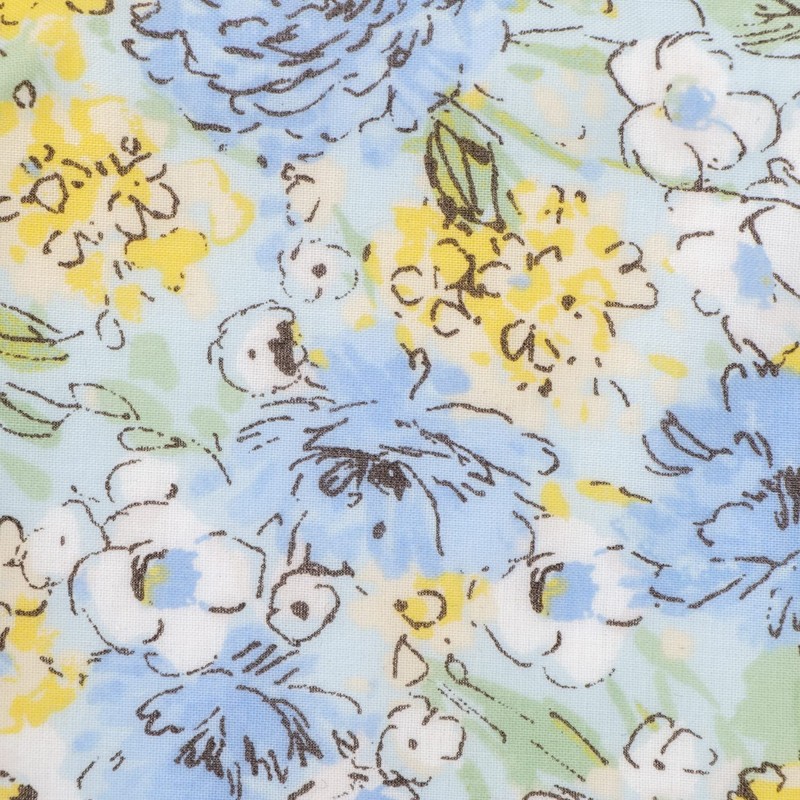 Cozy Company 171752 Women's Handkerchief, Light Blue, 7.9 inches (20