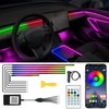 Acrylic Interior Car LED Lights with Remote and Wireless APP