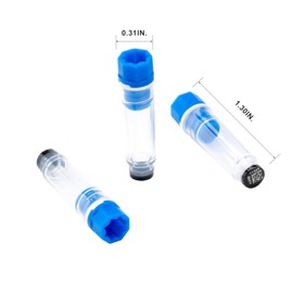 CryoKING 0.5ml SBS Format Cryovials, Internal Thread Cryo Tubes, 96-Well Cryovial, Blue, 96 Sets/Bag