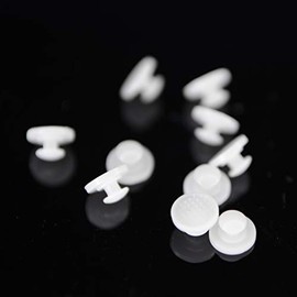 J&J Ortho Orthodontic White Zirconia Bondable Button (10/pk)