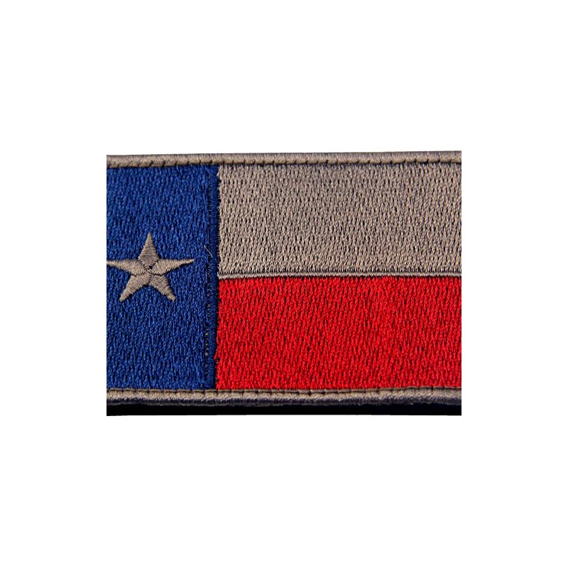 EmbTao Texas bordado táctico cierre gancho & Loop Patch, azul