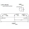ATC Surface Mount 10" 3rd Brake Light, 28 LEDs, ATC