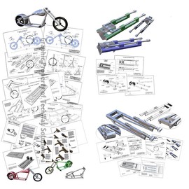 Mini Chopper COMBO Plan Set - - - No Bender Needed!! Our 3 popular plans in one!