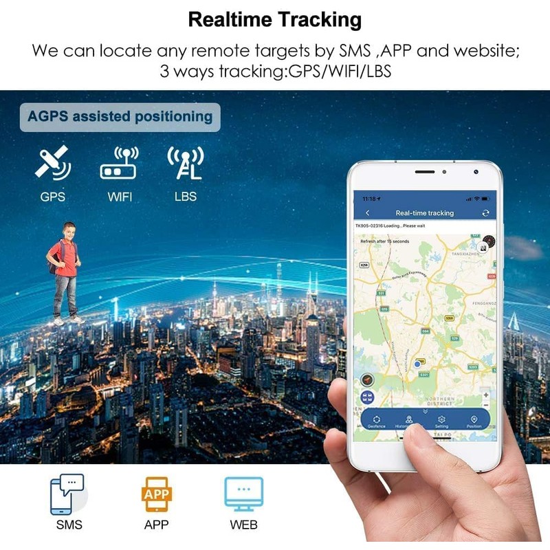 Mini Tracker GPS Tracker Mini Ohne ABO mit Starker Magnet,