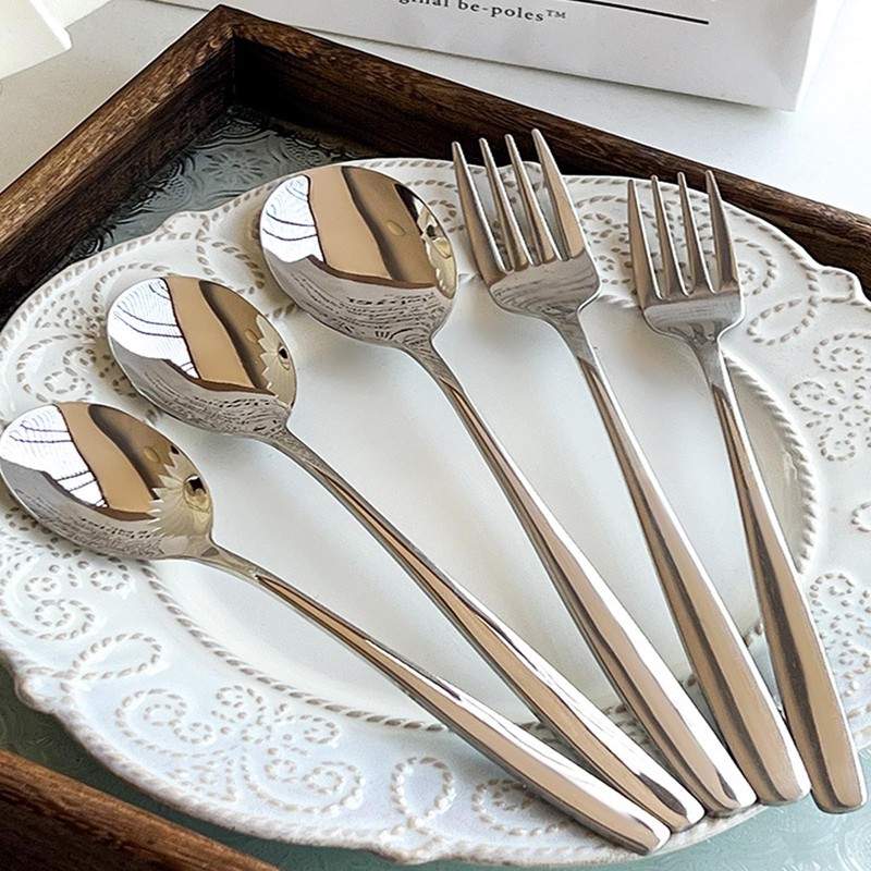 Yuiturt Serving Spoons Set, 7 Pieces Stainless Steel Serving Utensils,