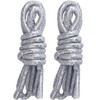 Pndeyo 2pcs Glitter String, Sparkly Crystal Hoodie Drawstring, Bling Round