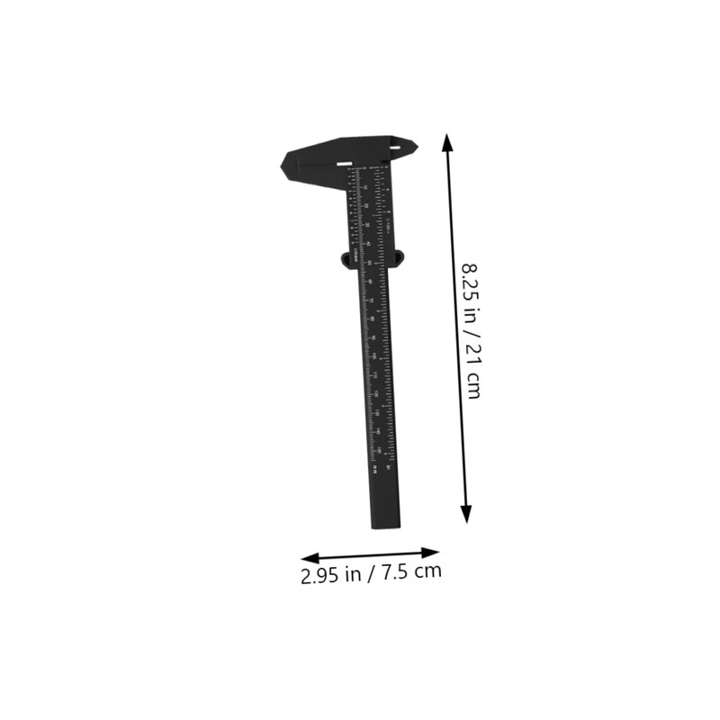 SAFIGLE 6Pcs Eyebrow Measuring Ruler Facial Calipers for Precise Eyebrow