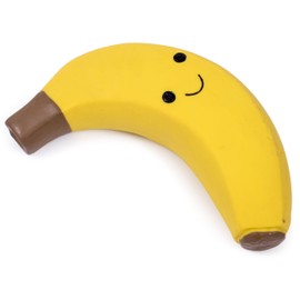 Petface Latex Banana Soft Chew Dog Toy, Large