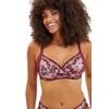 Sans Complexe Women's Capucine Full Coverage Bra, Rhododendron Red and