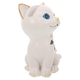 GANAZONO Creative Cat Resin Eyeglass Holder Stylish Desktop Glasses Stand with Slip Base for Home Office Shop Tabletop Eyeglass Rack Display Shelf Unique Cat Figurine