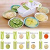 Slicer, Vegetable Slicer, Julienne Set, 8 in 1, Multi-functional, Vegetables,