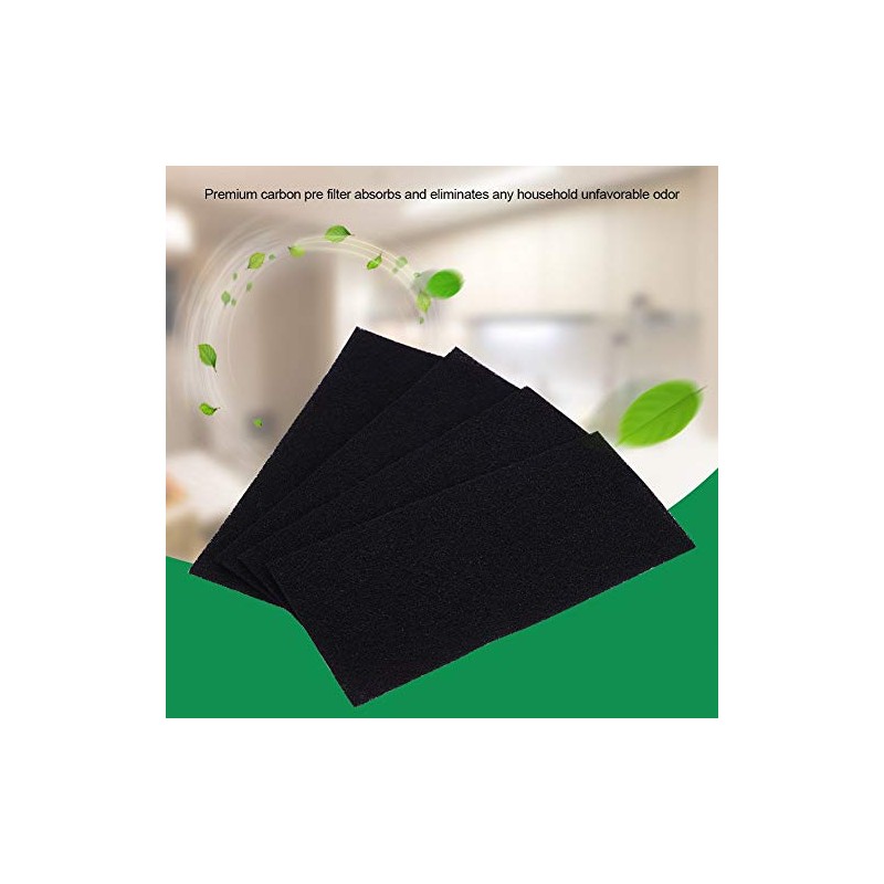 FTVOGUE 4 Replacement Activated Carbon Sponge Filters for Home Hotel