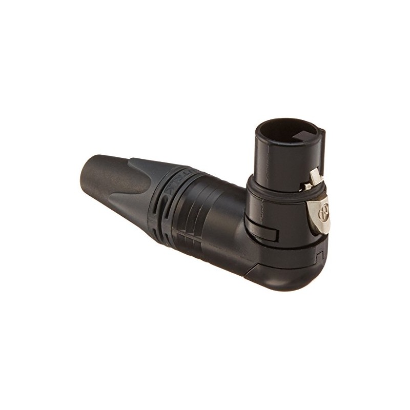XLR Connectors 3P RT ANGLE FEMALE BLK HOUS SILVR CONTS