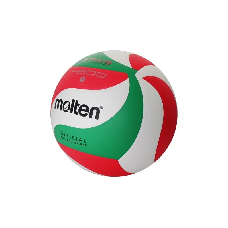 Balón voleibol Molten V5M4500 PU laminado tricolor duradero profesional