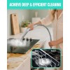 HAUSHOF 1500W Portable Steam Cleaner w/1.5L Tank and Wheels 4
