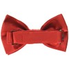 Stacy Adams Men's Satin Solid Bow Tie, Fire Red, One
