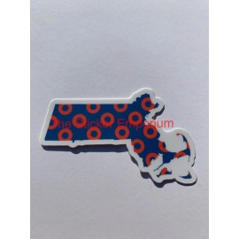 The Sticker Emporium Phish Massachusetts Donut Sticker ~ Water Bottle ~ Laptop ~ Tumbler ~ Car Decal