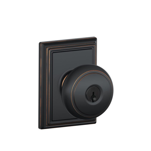 Schlage F51A AND 716 ADD Andover Door Knob with Addison
