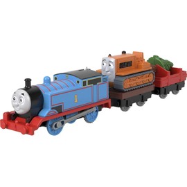 Thomas & Friends Thomas & Terence, battery-powered motorized toy train for preschool kids ages 3 years and up