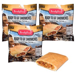 Bridgford Sweet and Sour Chicken - Shelf-Stable Survival Food Storage Meals - 3 Pack - Survival Meals for Camping, Hiking, and Emergency Preparedness - No Refrigeration Needed