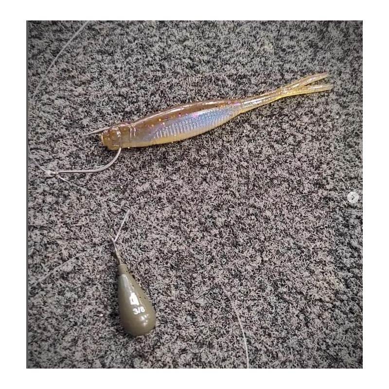 2.75" Scented Stealth Minnow, Stealth Finesse Series by X Zone