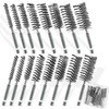Attoshow 16-Piece Bore Brush Set - 304 Stainless Steel Drill