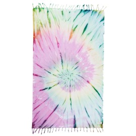 Bersuse 100% Cotton Trinidad XL Throw Blanket Turkish Towel - 61x82 Inches, Colorful