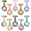 Boolavard® TM 3pcs Blumen-Silikon-Krankenschwester-Uhr-Arzt Sanitäter Tunika Brosche Fob medizinische Uhr,