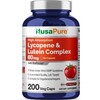 NusaPure Lycopene & Lutein Complex 60mg per Caps, 200 Veggie