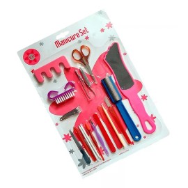 EH Kit Manicura Pedicure Cuidado Personal Manos Pies 18pzs