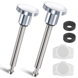 Tub Spout Diverter Repair Kit - 2 Pack, Includes 2 x Diverter Valve Stems, 2 x Gates and 2 x Cup Seals, Quickly Shower Diverter Repair kit(Chrome,Classic)