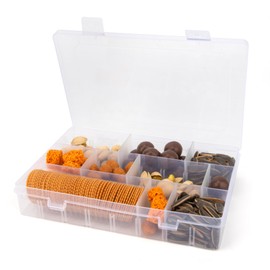 Snack Boxes,Snack Box With Compartments,Craft Box,Organiser Box,Snackle Box,Snack Boxes For Kids Travel,Travel Snack Box For Plane,Compartment Storage Boxes,Bead Storage Box,Plastic Compartment Box