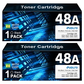 48A Toner Cartridge HP CF248A - Replacement for HP 48A Toner Cartridge Black Compatible with Pro M15w M29w M28w M15a M28a M31w M30w M16a M16w M29a Series Printer (2 Black)