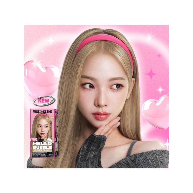 Mise-en-scène New Hello Bubble 10BB Blonde Brown 100G / 미쟝센