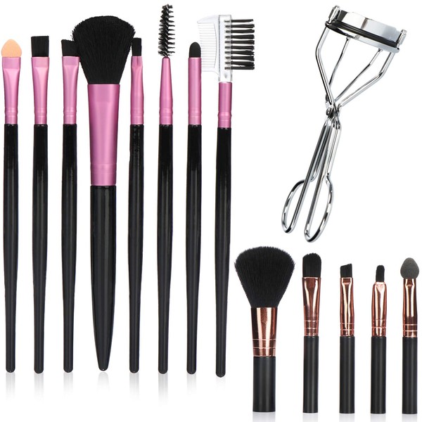 com-four® 14 Piece Makeup Set - Professional Cosmetic Brushes and