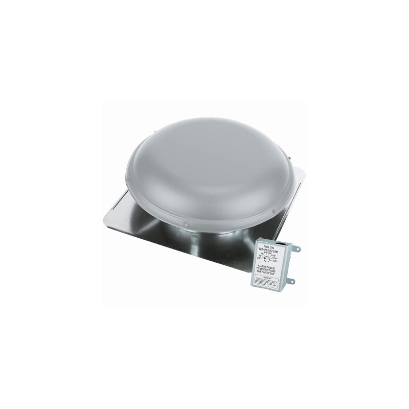 AIR Vent 53833 Roof Mounted Power Attic Ventilator, Gray