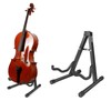 pugdodo Cello Stand Adjustable, Folding Cello Support Stand, A-Frame Folding