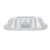 Solar Deck Lights Silver Aluminium Alloy High Brightness LED Solar
