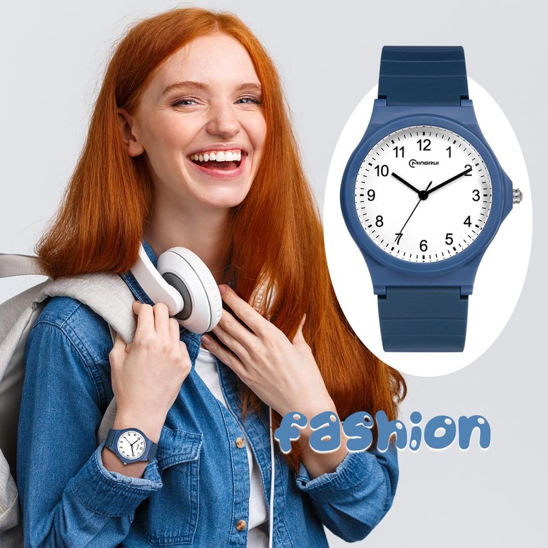 OIDEA Simple Waterproof Unisex Watch: Student Time Analog Wrist Watch