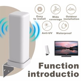 WERCHTAY HDTV 1080P Outdoor HD 4K Digital TV Antenna 360° Signal Amplified