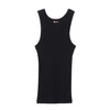 Hanes Tank Top A-shirt, Set of 2, 100% Cotton - blk