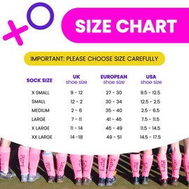 WackySox Love Horses Brilliant Pink Equestrian Riding Socks