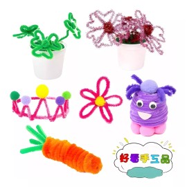 Misorel Set 50 Limpia Pipas Varios Colores Escolar Manualidades