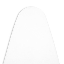 Encasa XO Ironing Board Cover and Pad - Thick 4mm Felt, Elasticated Fit, Heat & Scorch-Resistant, Fits [Variable 4] Medium Boards 42"x14", Elastic Bungee Cord Tightening, Stain-Safe Dye, White