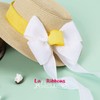 LaRibbons Yellow Linen Wired Ribbon, 1 1/2 Inch x 12