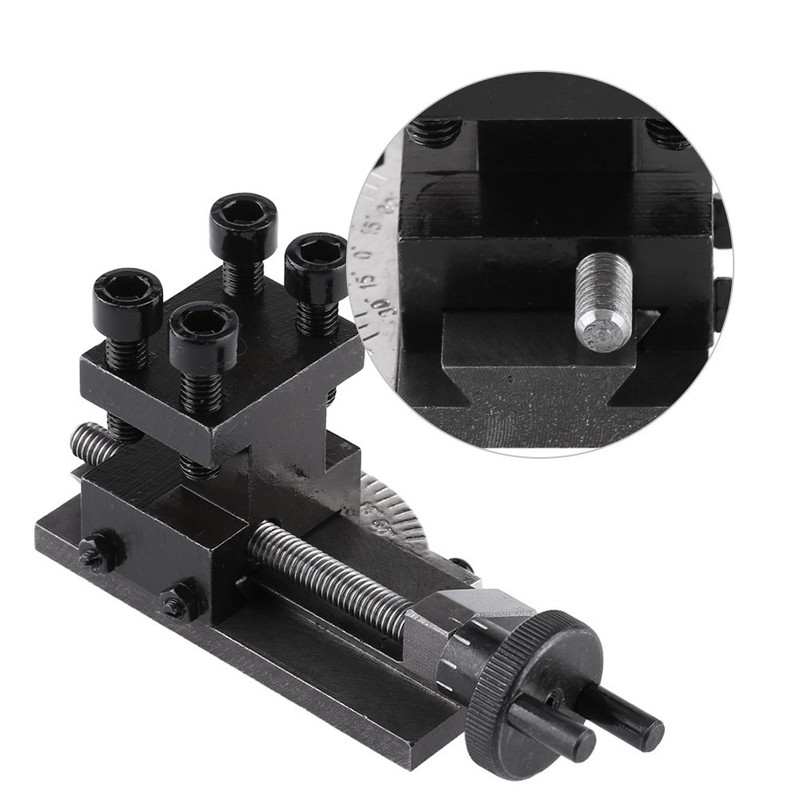 30 Degree Rotatable Mini Lathe Tool Holder Accessory, Tungsten Steel,