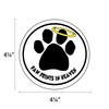 Imagine This D1948 Car and Rescue Decal (Paw Prints In