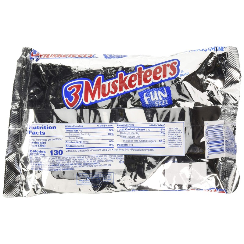 3 Musketeers Fun Size Bars, 10.48 Ounce (Pack of 2)