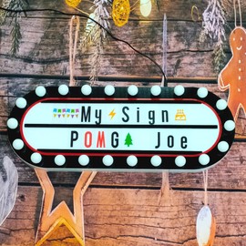 Generic Cinematic Lightbox With Marquee Bulbe Around, Advertisement Board Multi Lighting Modes for Store Shop Bar Windows Home Party Decor with Remote Control, Hanging Cable and Adaptor