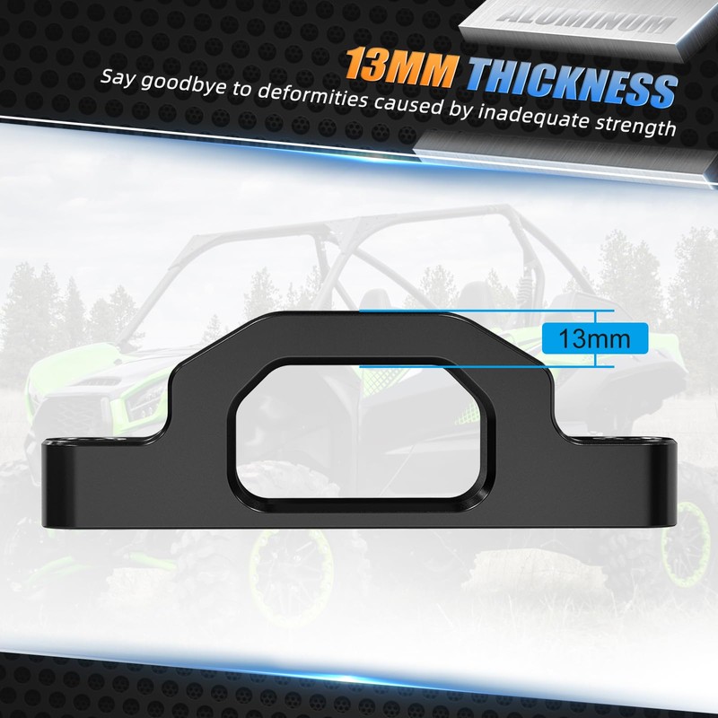 NICECNC Tow Hook Billet Aluminum Compatible with Kawasaki Teryx KRX
